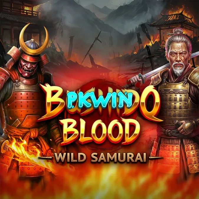 Giao diện trò chơi Bushido Blood với phong cách samurai đầy ấn tượng